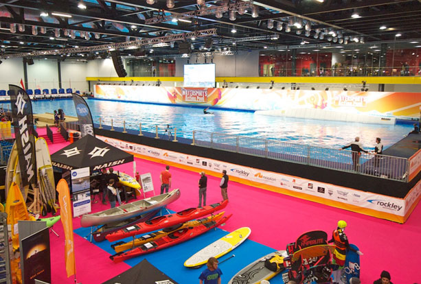 Interior of cave set