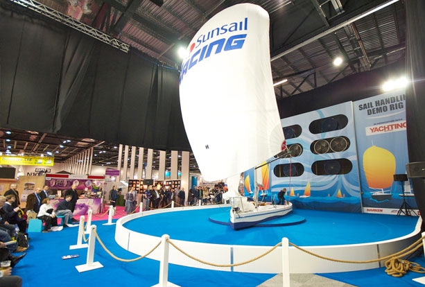 Interior of cave set