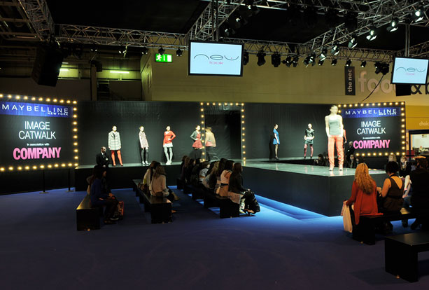 Catwalk set with runway